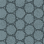 Quilting Treasures - Wisps on The Wind - Circle Geo, Dusty Teal