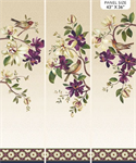 Northcott - Avalon - Triptic 36^ x 43^ Panel, Beige