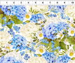In The Beginning - Periwinkle Spring - Packed Floral, Periwinkle