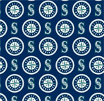 Fabric Traditions - MLB - Seattle Mariners, Blue