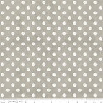 Riley Blake - Coffee Chalk - Polka Dots, Taupe