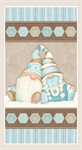 Henry Glass - I Love Sn'Gnomies Flannel - 24^ Gnome Panel, Multi