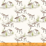 Windham Fabrics - Sea & Shore - Curlew, Cream