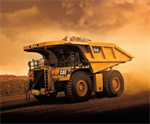Riley Blake - CATERPILLAR® - 36^ Dump Truck Panel