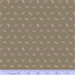 Marcus Fabrics - Drywall Prints - Small Lilac Leaf, Light Taupe