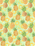 Wilmington Prints - Squeeze The Day - Pineapple Toss, Green