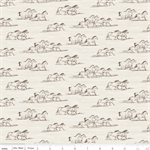 Riley Blake - The Homestead - Horse Toile, Cream