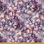 Hoffman California - Wings Over Wildflowers - Packed Flowers, Amethyst