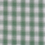 Dunroven House - Tea Towel - House Check, Light Green on White