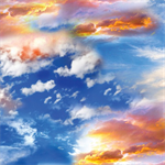 Kanvas Studio - Tropical Escape - Skies Above, Sunset