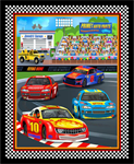 Henry Glass - Start Your Engine - 36^ Race Track Banner Panel, Black
