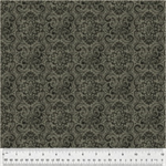 Windham Fabrics - Boho Chicks - Damask, Coal