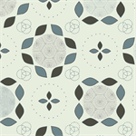 Quilting Treasures - Renewal of Hope - Geo Floral, Light Mint