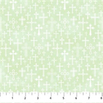 Northcott - Spring Awakening - Mini Cross, Pale Green