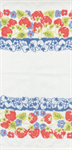 Moda - Rosie Toweling - 16^ Hemmed Edge - Strawberries, Multi