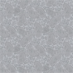 Studio E - 108^ Tranquil Flannel - Large Paisley, Gray