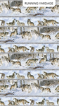 Northcott - Wild at Heart: Naturescapes - Stripe, Light Blue