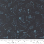 Moda - Feather and Forest Bloom - Flock of Feathers, Midnight