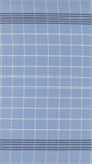 Moda - Summer Solstice Toweling - 18^ Hemmed Edge - Checks, Light Blue