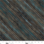 Studio E - Rough Around the Edges - Sketch Stripe, Bark/Teal