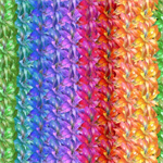 Hoffman California - Yuletide Blooms - Poinsettia Flower Stripe, Ombre