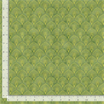Timeless Treasures - Imperial Bloom - Asian Scallops, Green