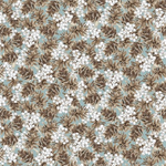 Blank Quilting - Jaded Forest - Pinecones, Blue