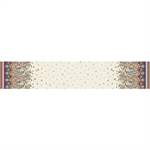 Oasis Fabrics - Paisley Story - Double Border, Red