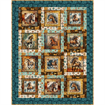 Quilting Treasures - Digital Quilt Top - Born To Run - 51^ x 66^