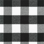 Robert Kaufman - Mammoth Flannel - Buffalo Check, Black/White