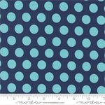 Moda - Simply Delightful - Dots, Nautical Blue