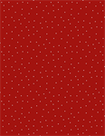 Wilmington Prints - Essential Pindots, White on Red