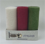 Wool Curlers - Candy Cane - 4^ x 16^ each