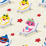 Springs Creative - Baby Shark - Starfish Beach, Cream