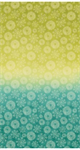 Benartex Artistry - Wishflower - Wishflower Ombre, Lime/Teal