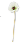 Stem - Poppy 9.5^, White