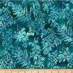 Hoffman California - Bali Batik 2026 - Leafy Branches, Viridian