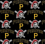 Fabric Traditions - MLB - Pittsburgh Pirates, Gold/Black
