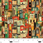 Blank Quilting - Historic Highway - Gas Pumps, Multi