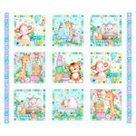 Quilting Treasures - Little Ones - Baby Animals Picture Patches, Multi