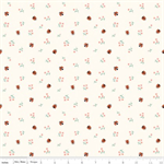 Riley Blake - Designer Flannel - Meadow Moments - Ladybugs, Cream