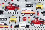 Shannon Fabrics - Cuddle Prints - 1st Responders, Multi