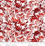 Henry Glass - Scarlet's Treasure - Scrolls, White Red