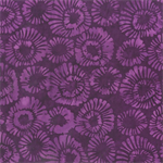 Anthology - Batiks 2022 - Mums, Grape