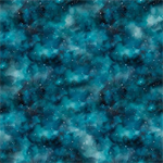 Quilting Treasures - Skyward - Night Sky, Teal