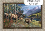 Northcott - Timber Trail: Naturescapes - 30^ Elk Panel, Taupe