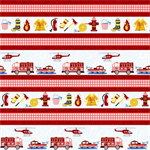 Blank Quilting - Everyday Heroes - Stripe, Red