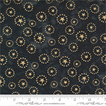 Moda - Felicity Batiks - Metallic Stars, Black