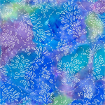 Quilting Treasures - Serafina - Watercolor Stitch, Blue