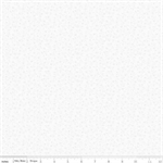 Riley Blake - Basic - Floret, White on White